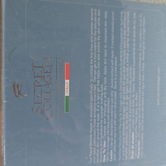 Secret Collagen Rapid Wrinkle Repair Daily Eye Gel, 50 mL, SEALED in Box, New - Picture 2 of 3